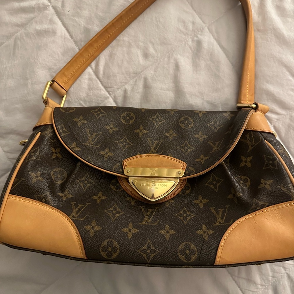 Louis Vuitton “BEVERLY MM” Brown and Tan Women's Bag - Picture 6 of 15